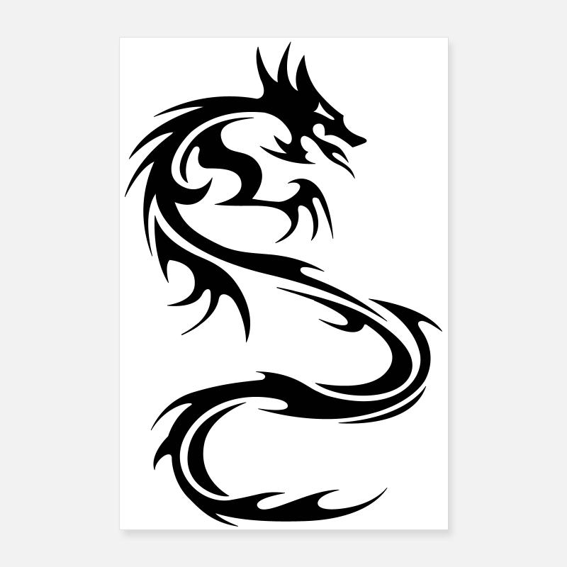 Drachen Poster 60x90 cm