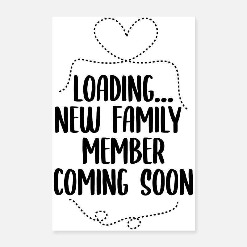 Annonce de grossesse Poster 60 x 90 cm