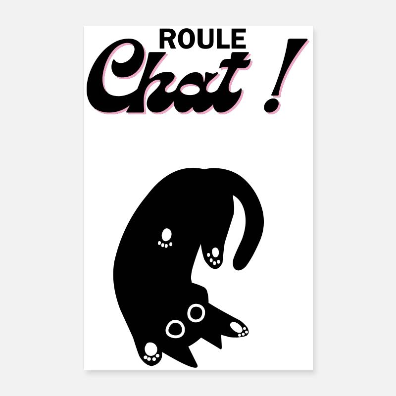 Freewheeling cat! Poster 24" x 35" (60x90 cm)