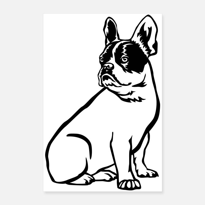 Français Bulldog Poster 60 x 90 cm