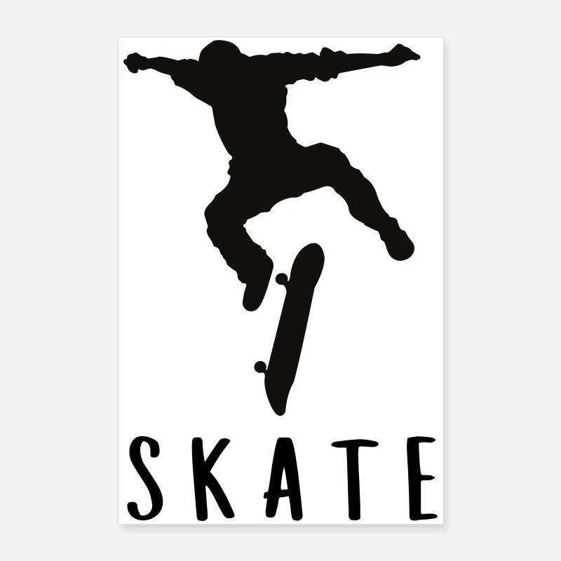 Patineur Poster 60 x 90 cm