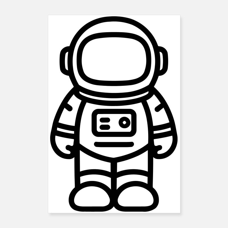 astronaute Poster 60 x 90 cm
