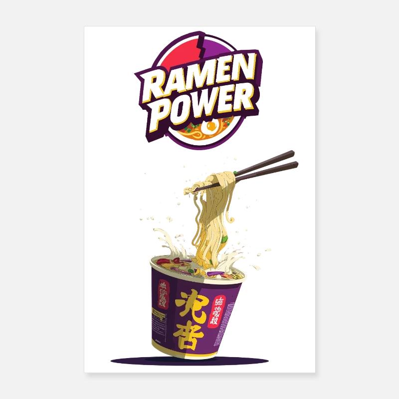 Ramen Power Poster 24" x 35" (60x90 cm)