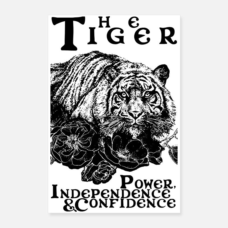 DER TIGER Poster 60x90 cm