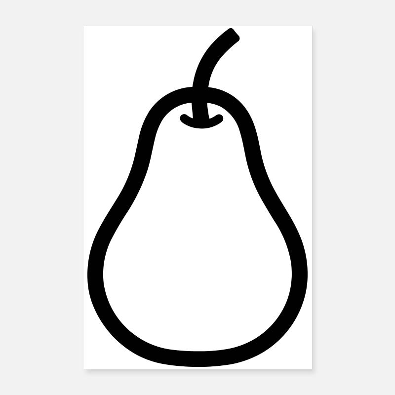 poire Poster 60 x 90 cm