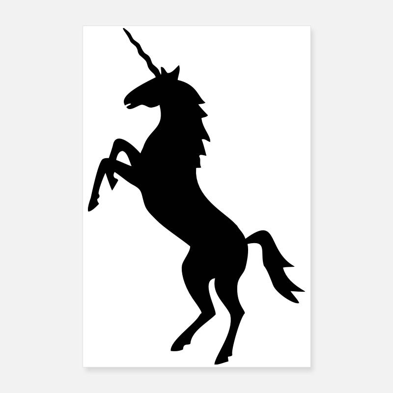 licorne Poster 60 x 90 cm