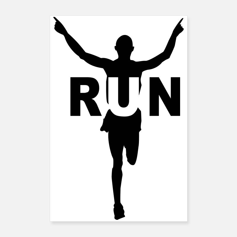 Run, running Poster 24" x 35" (60x90 cm)