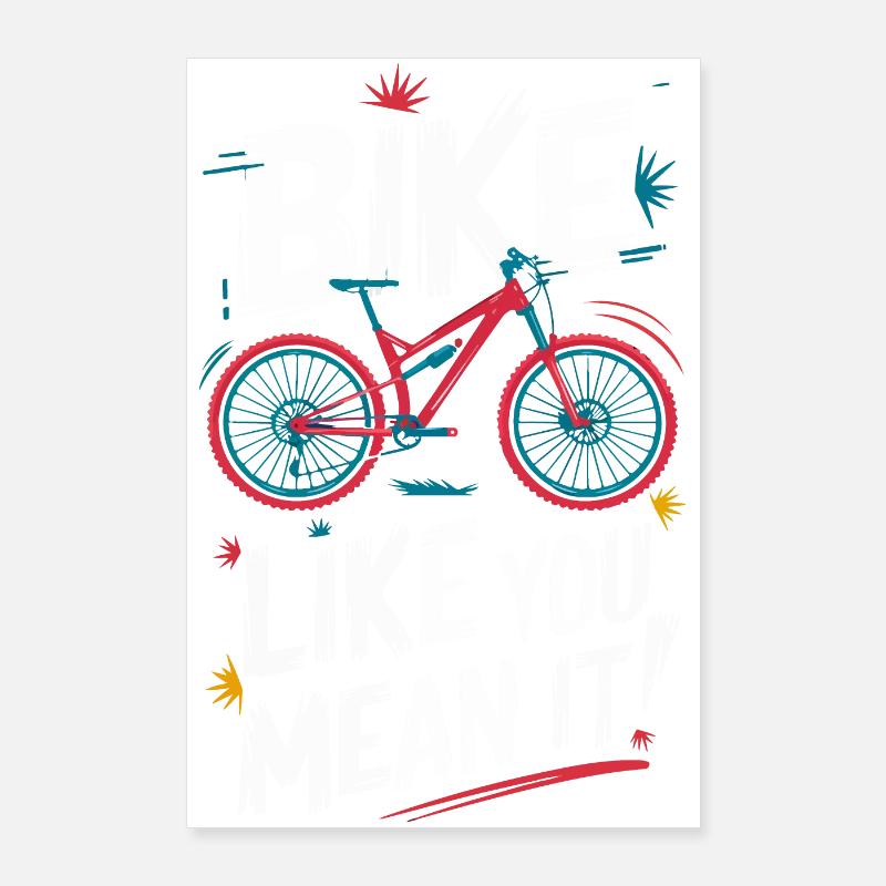 Conception dynamique de devis de vélo Poster 60 x 90 cm