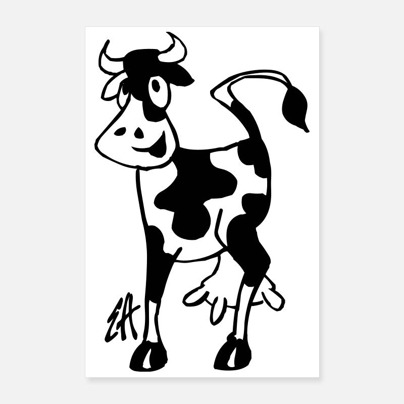 Vache Poster 60 x 90 cm