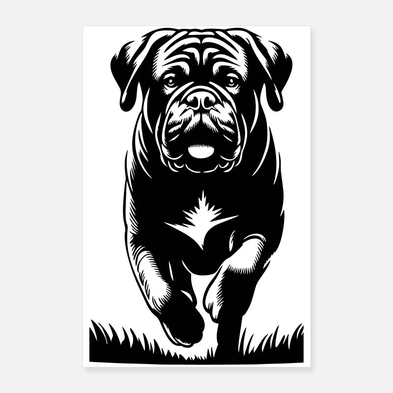 Dogue de Bordeaux Poster 24" x 35" (60x90 cm)