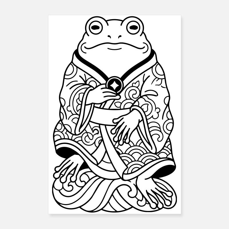 tatouage japonais Poster 60 x 90 cm