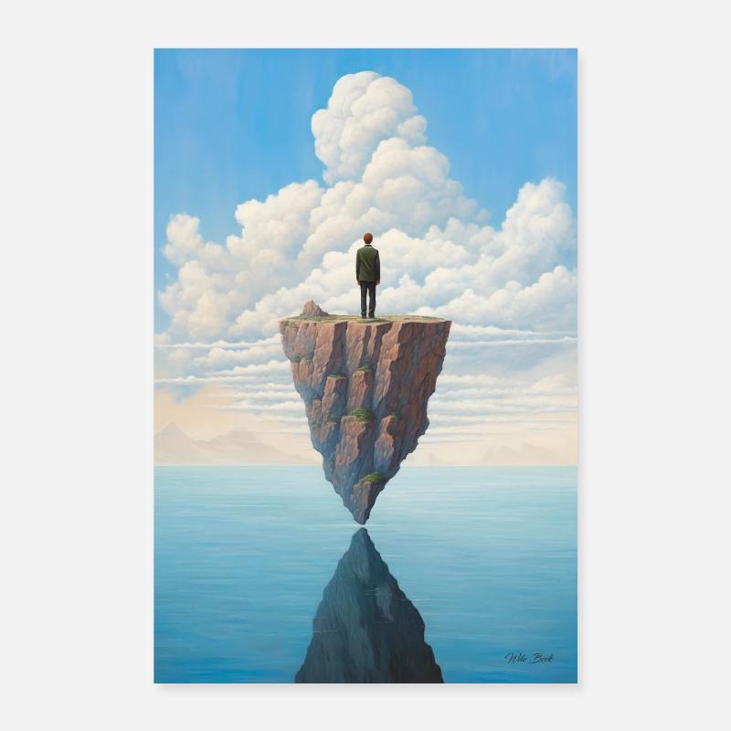Einsamkeit Poster 60x90 cm