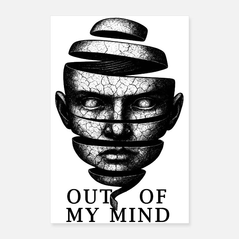 Melting Thoughts Poster 24" x 35" (60x90 cm)