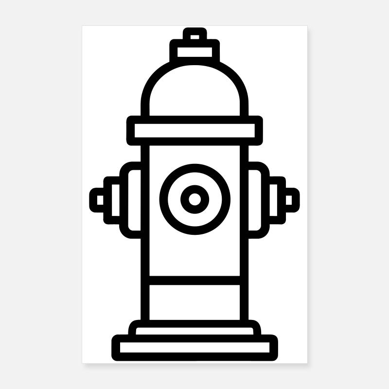 Fire hydrant Poster 24" x 35" (60x90 cm)