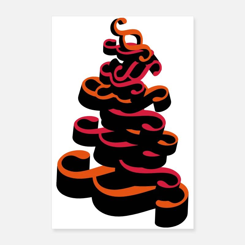 Stacked paragraphs Poster 24" x 35" (60x90 cm)