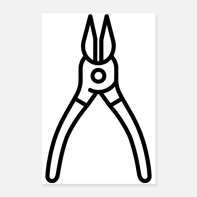 pliers Poster 24" x 35" (60x90 cm)