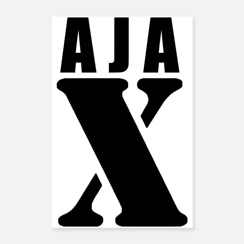Ajax – First Name Design | Minimal Typography Poster 60x90 cm