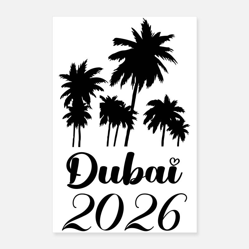 Dubai 2026 Poster 24" x 35" (60x90 cm)