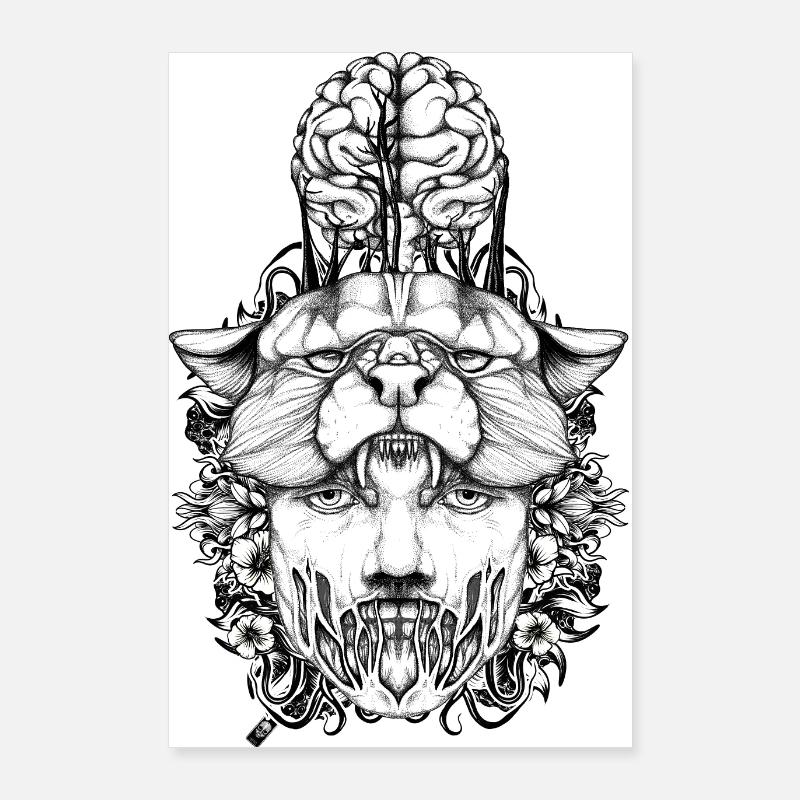 Gens du chat Poster 60 x 90 cm