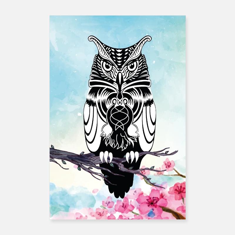 owl Poster 24" x 35" (60x90 cm)
