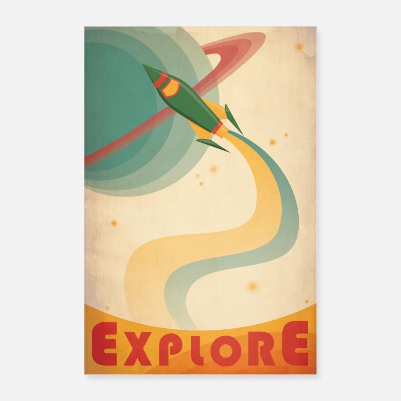 Entdecker Poster 60x90 cm