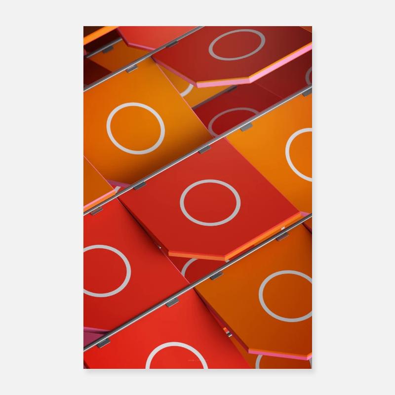 FLIP2 - Poster 60 x 90 cm - blanc