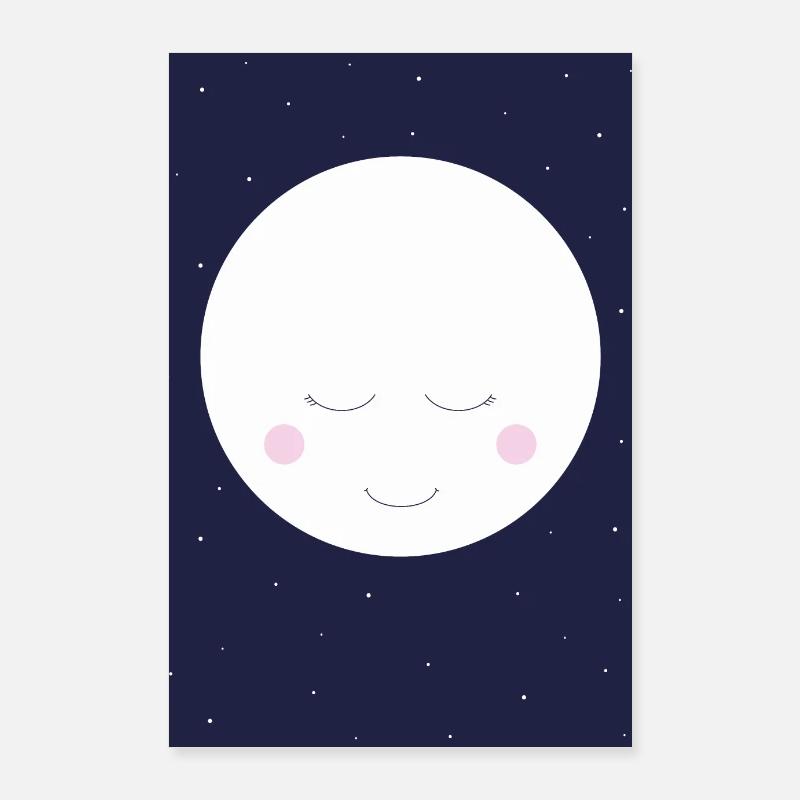 " Moon " Poster 24" x 35" (60x90 cm)