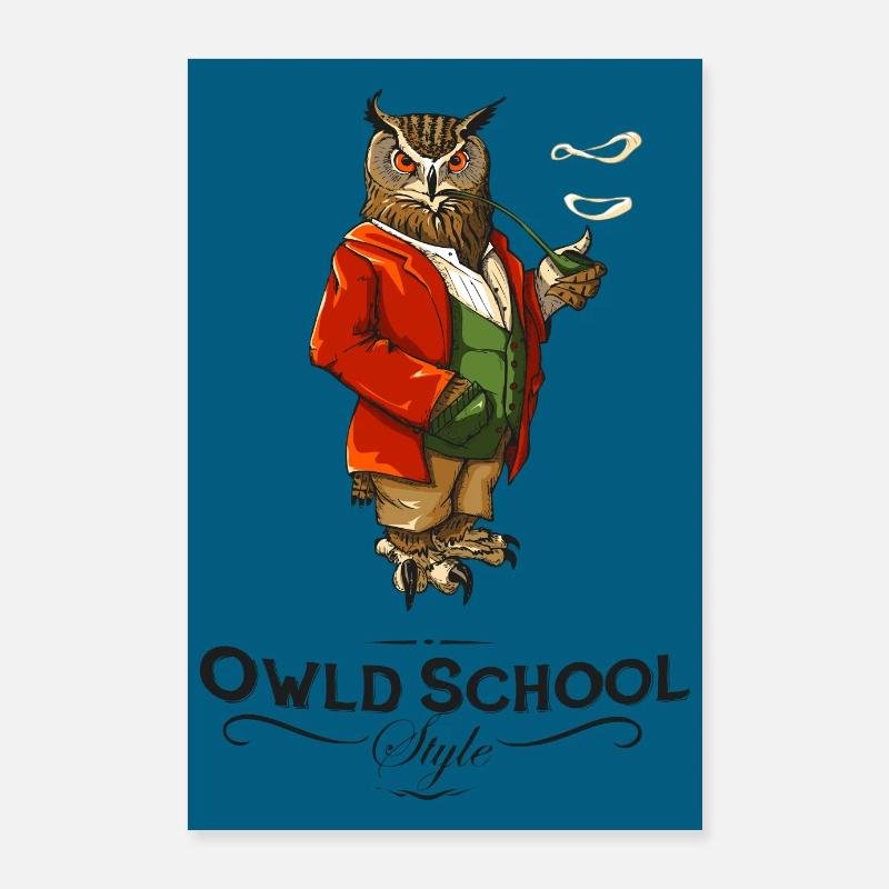 Owld Schulplakat Poster 60x90 cm