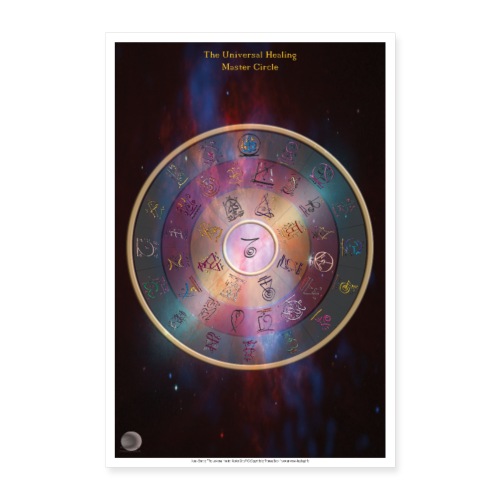 The Universal Healing Master Circle - Poster 60x90 cm