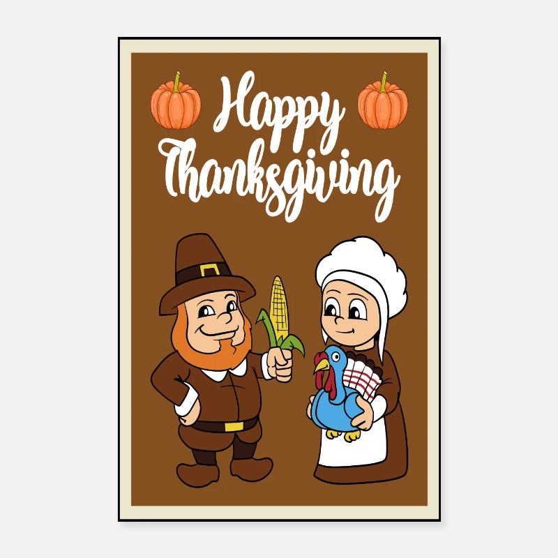 Thanksgiving turkey turkey thanksgiving Poster 24" x 35" (60x90 cm)