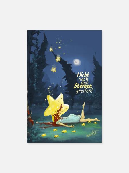 Sterntaler 2 - Poster 60x90 cm - Weiß
