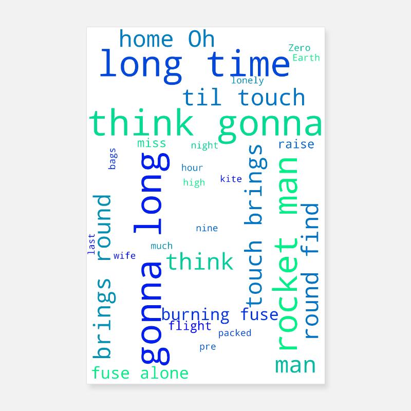 Rocket Man Poster 60x90 cm