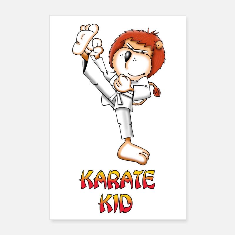 Affiche de lion de karaté Poster 60 x 90 cm