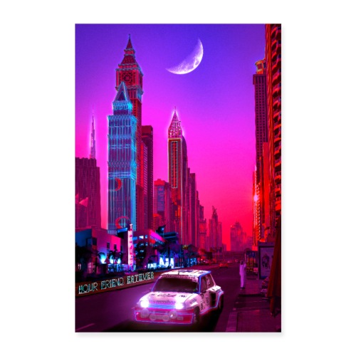 Dubai Nights - Poster 24 x 35 (60x90 cm)