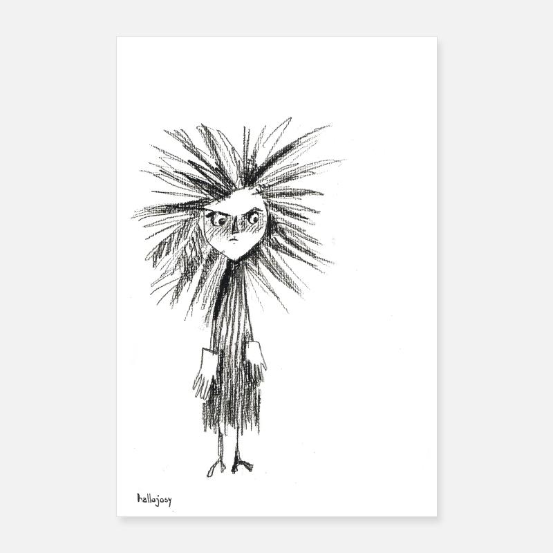 Anger - Poster 24" x 35" (60x90 cm) - white