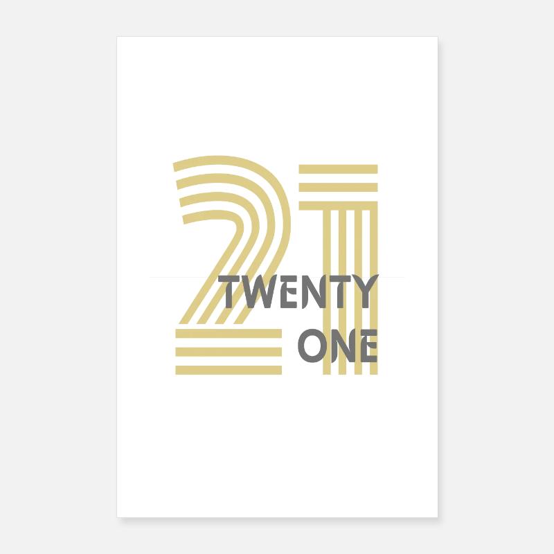 21 Poster 24" x 35" (60x90 cm)