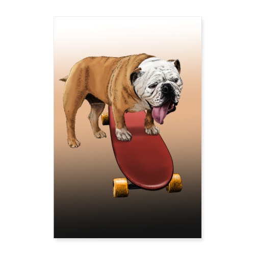 Bulldog - Poster 60x90 cm