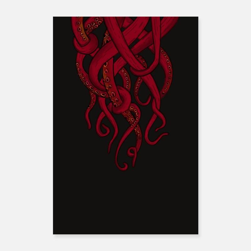 Oktopus Poster 60x90 cm