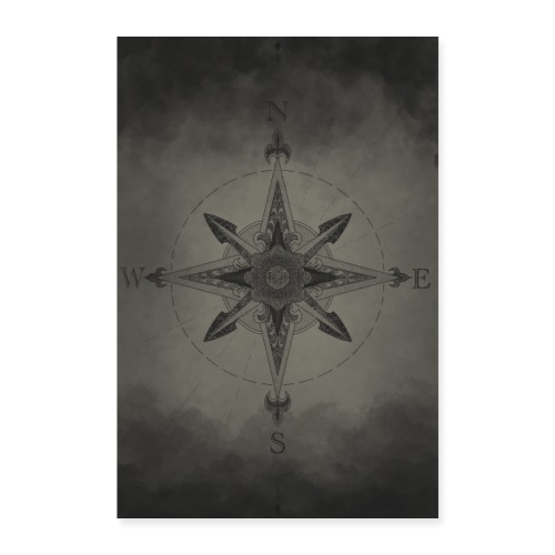 Kompass - Poster 60x90 cm