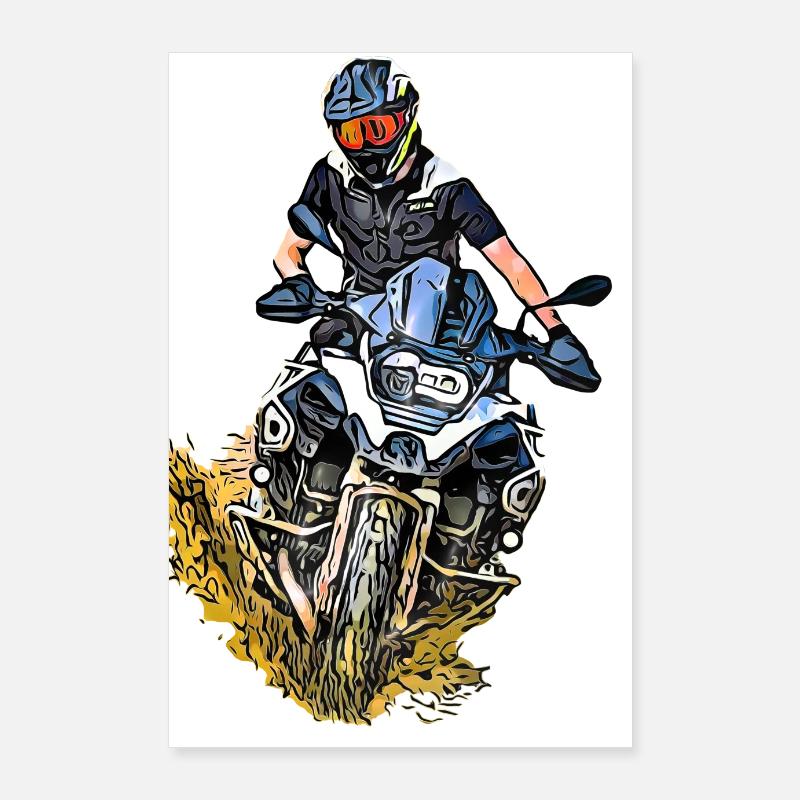 Affiche Motocross Poster 60 x 90 cm