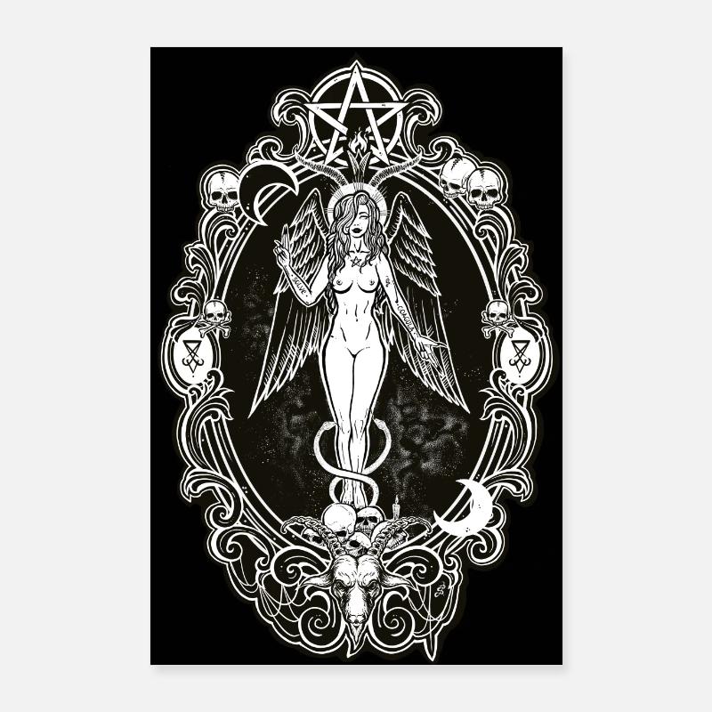 Baphomets Freundin Poster 60x90 cm