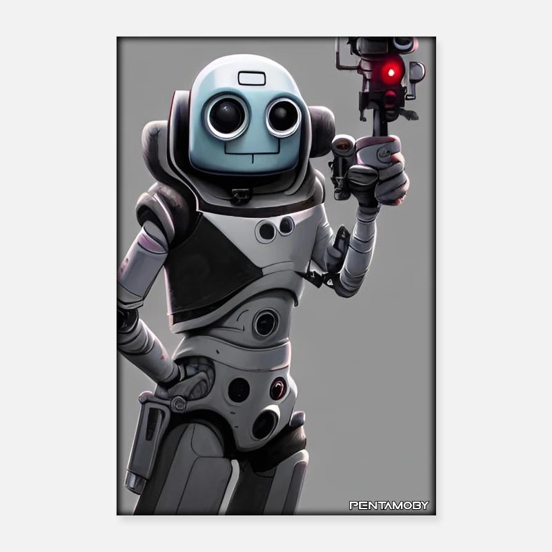 Roboter Zukunft Technik Wissenschaft Android Poster 60x90 cm