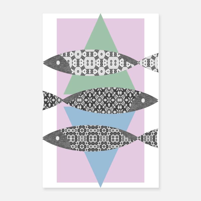 Fische Poster 60x90 cm