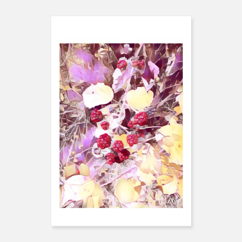 Brombeeren Poster 60x90 cm