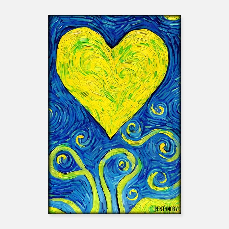 Liebe Herz Valentinstag Liebespaar Romantisch Poster 60x90 cm