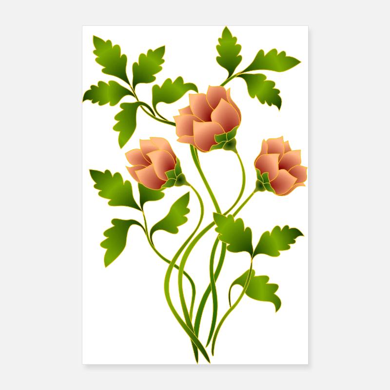 Fleur Poster 60 x 90 cm