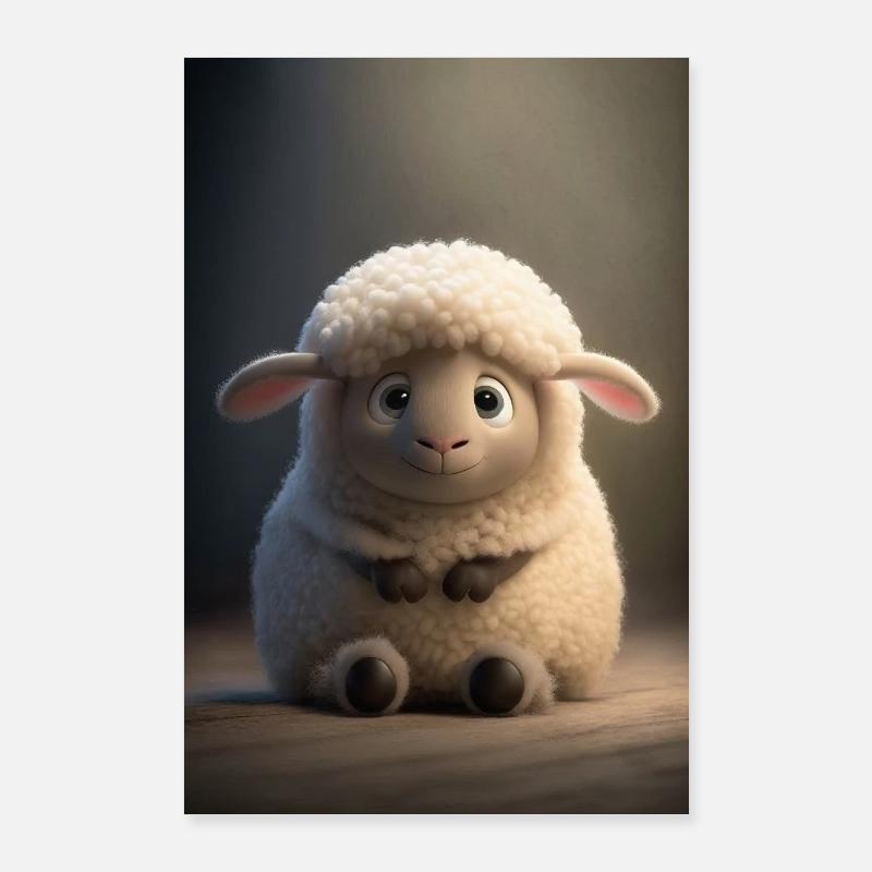 Sheep Poster 24" x 35" (60x90 cm)