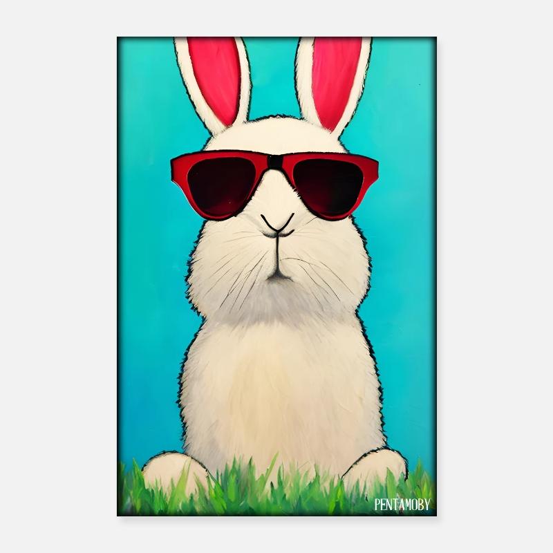 Easter Sunglasses Easter Pet Party Poster 24" x 35" (60x90 cm)