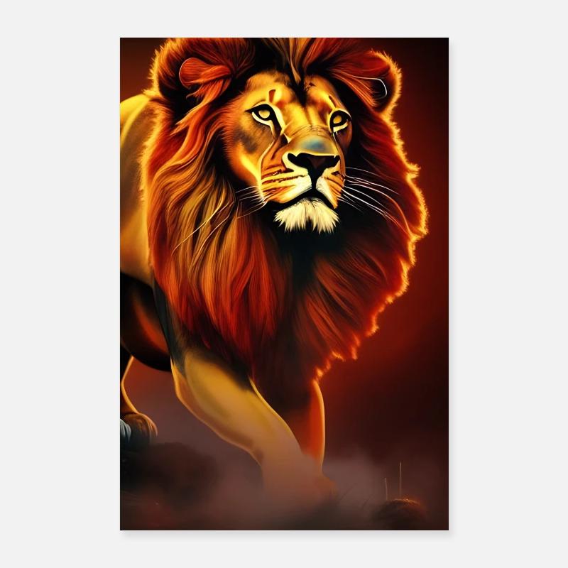 Löwe Poster 60x90 cm