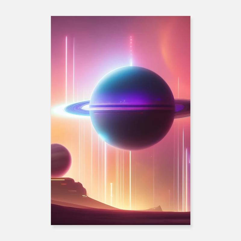Space, Planets Poster 24" x 35" (60x90 cm)